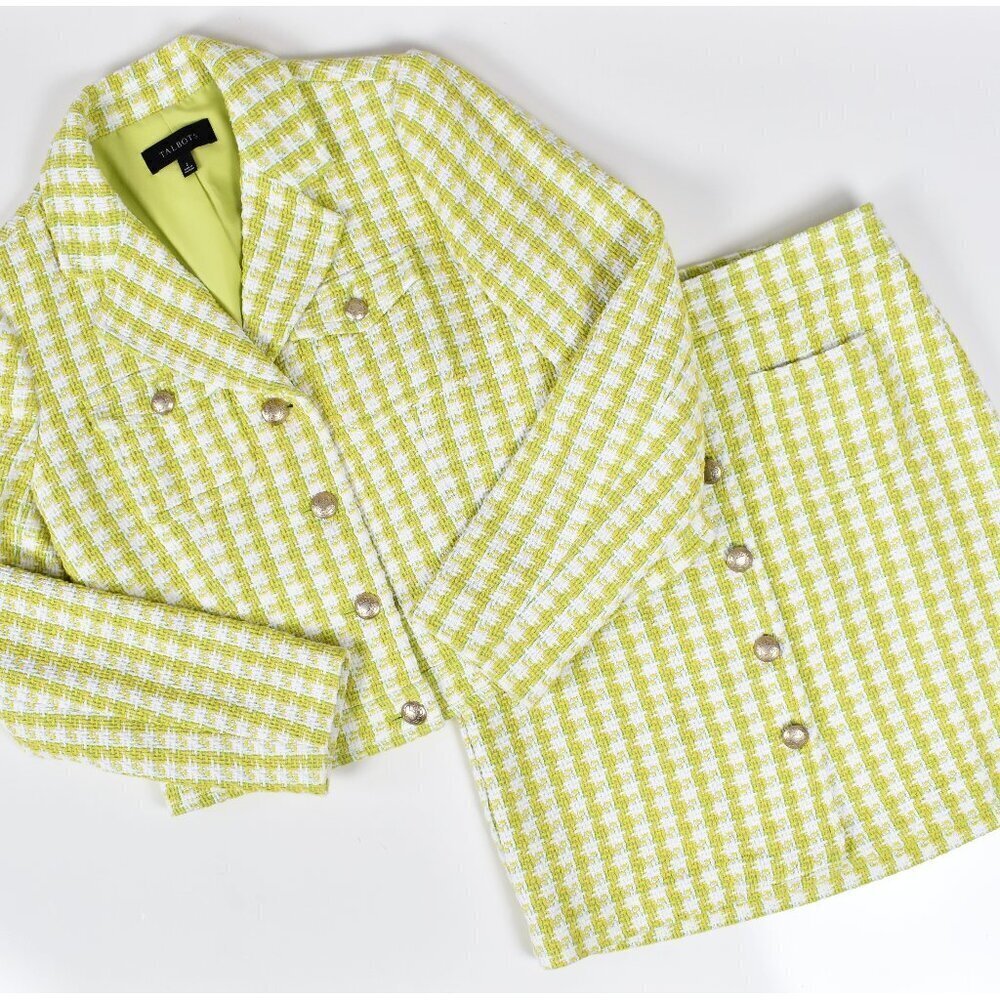 Talbots Tweed Skirt Suit Set NEW - 2